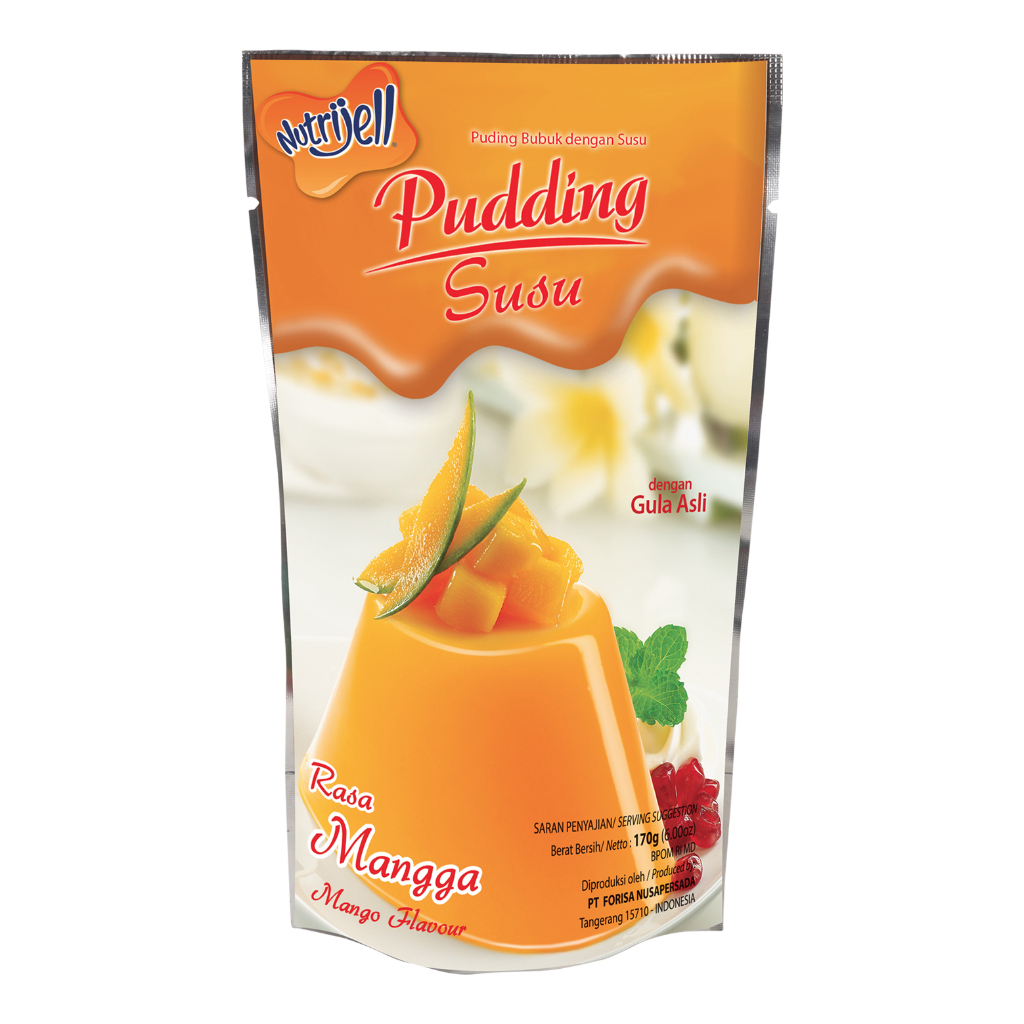 

Pudding Mangga Nutrijell Susu Nutri Jell Mango