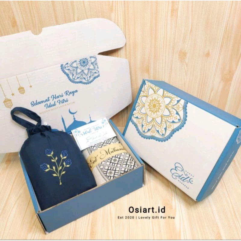 Hampers Lebaran Mukena dan Sarung Ukuran Box Besar