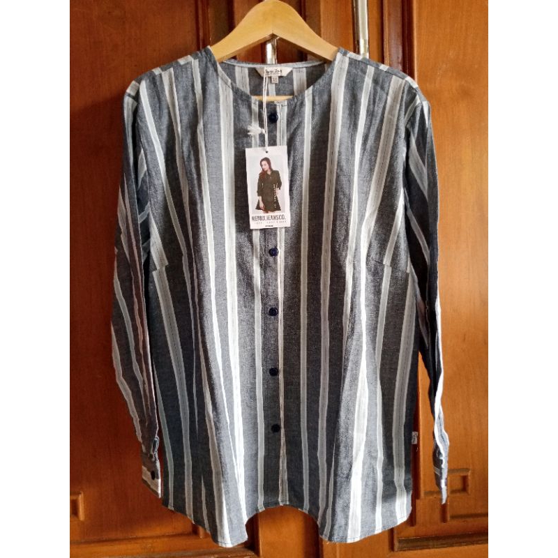 Blouse Salur Remix Jeans Size XL