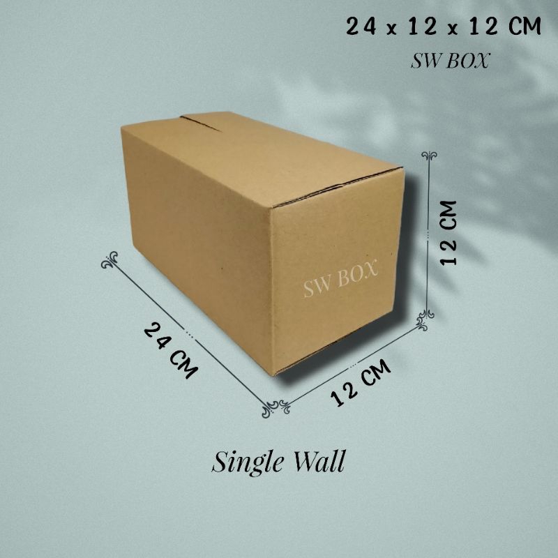 

Kardus Ukuran 24x12x12 CM Box untuk packing ST