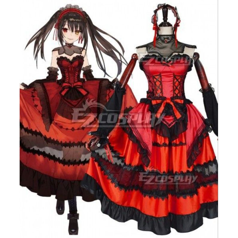 Date A Live NightmareTokisaki Kurumi Costum Cosplay