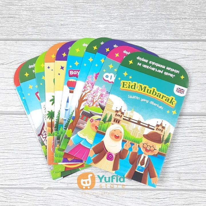 

AMPLOP LEBARAN MANCANEGARA - SET ISI 10 AMPLOP (EL-HANA)