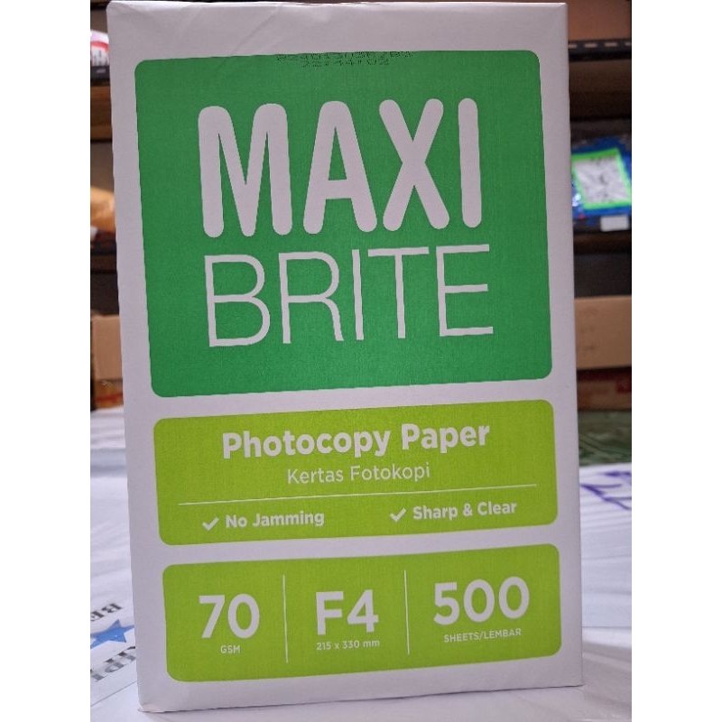 

kertas hvs maxi 70 gsm F4 (1 RIM)