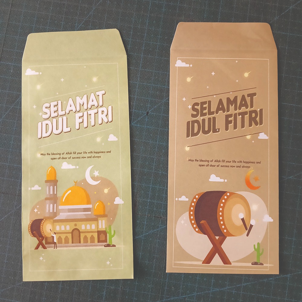 

(10 pcs) AMPLOP LEBARAN/AMPLOP ANGPAO LEBARAN MURAH/PER PCS /ECERAN/BESAR CETAK 1 DAN 2