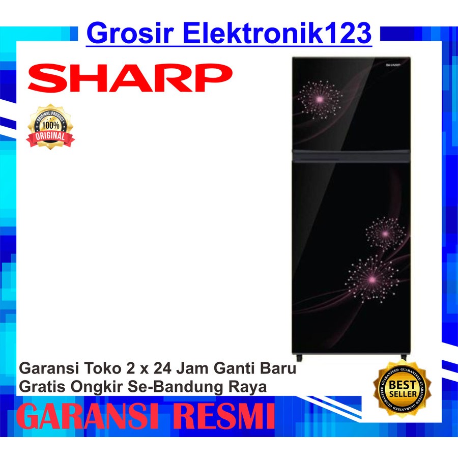 KULKAS 2 PINTU SHARP 256 LITER SJ-317MG