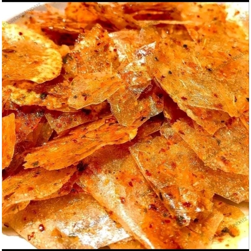 

KRIPCA Kripik kaca Pedas Daun jeruk isi 250 gram