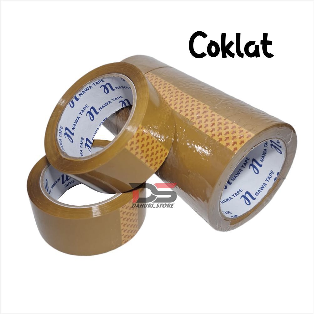 

HenJO MURAH GILA!! Harga 1 SLOP ( 6 PCS ) LAKBAN BENING & COKLAT KUAT BERKUALITAS PANJANG 100 YARD