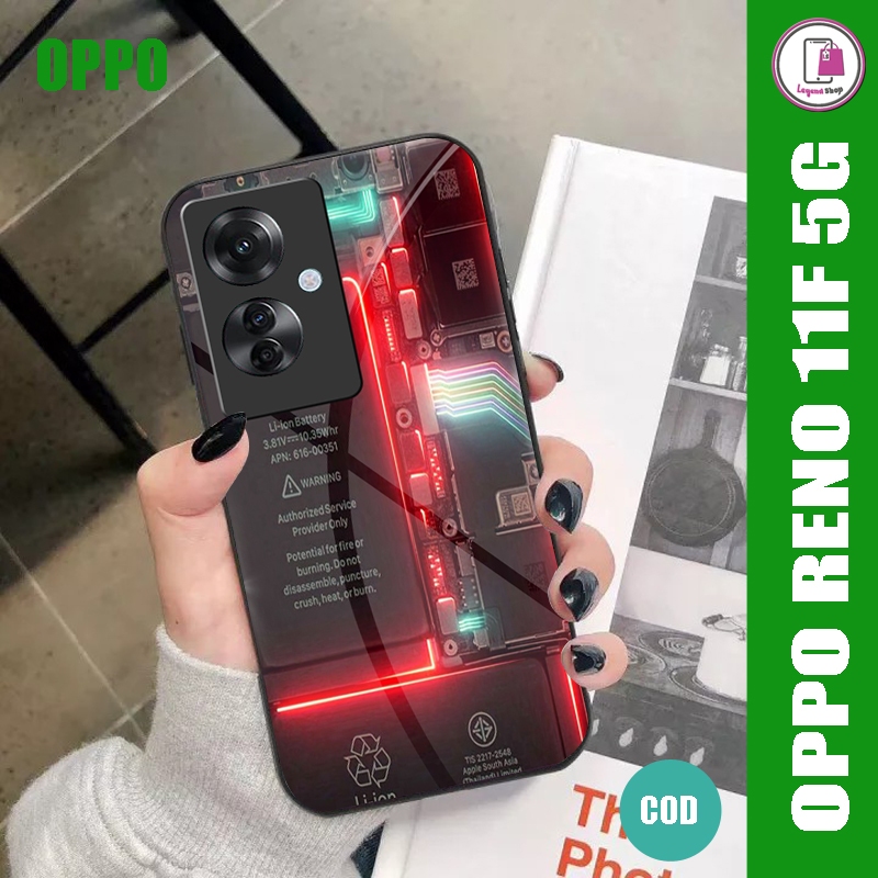 Softcase Kaca Oppo Reno 11F 5G 2024 Motif Mewah [09]