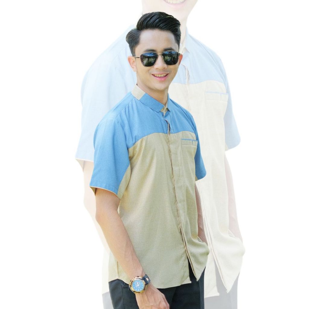 SUKAHIJAB - Alan Kemko Koko Pria Lengan Panjang dan Pendek Baju Couple Keluarga Terbaru Katun Madina