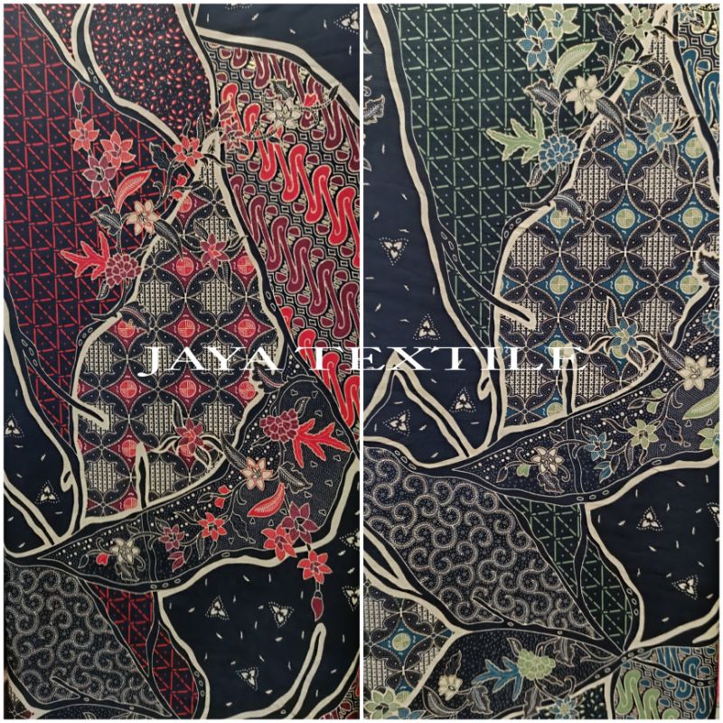 JAYA TEXTILE | KAIN BATIK - Kain Batik BSY Foil Abstrak / Kain Batik BSY Foil