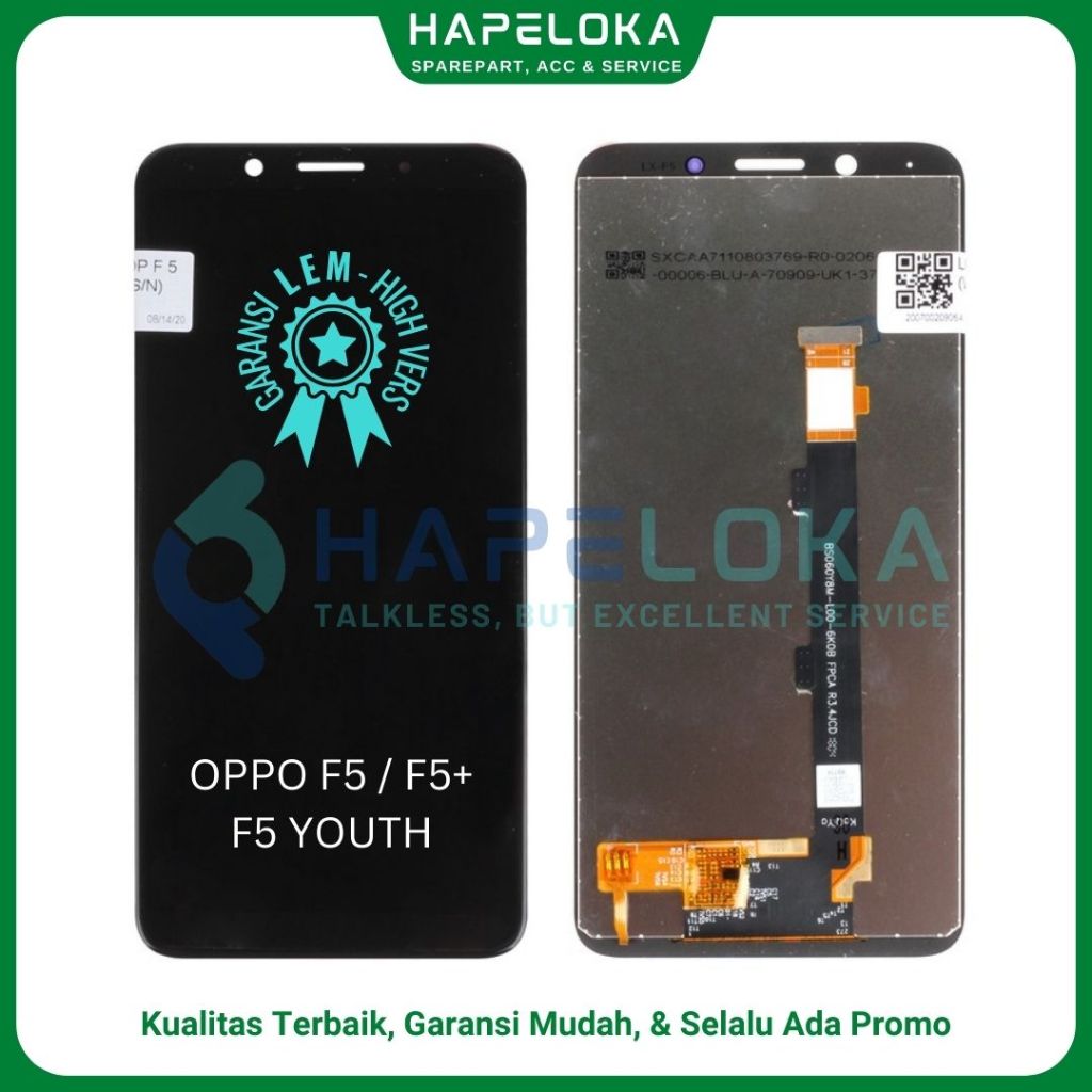 LCD TOUCHSCREEN OPPO F5 / OPPO F5 PLUS / OPPO F5 YOUTH - ORI COMPLETE