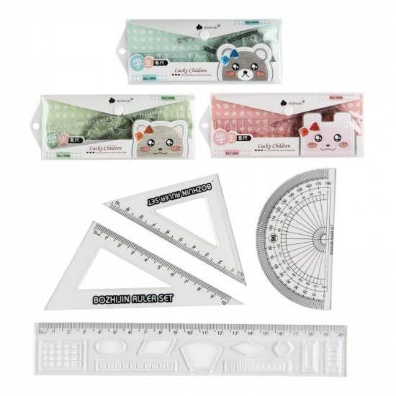 

PENGGARIS LUCU/FASHION RULER SET (4PCS) BAOZHIJIN