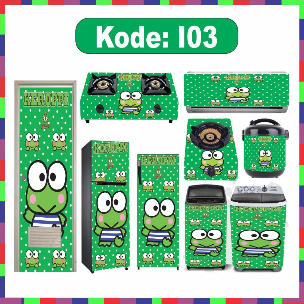 

Stiker 1 set Motif Karakter Keropi
