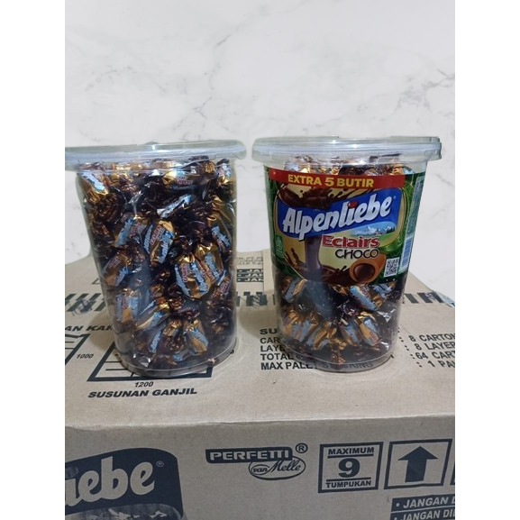 

PERMEN ALPENLIEBE ECLAIRS CHOCO CARAMEL 1 DUS 360gr