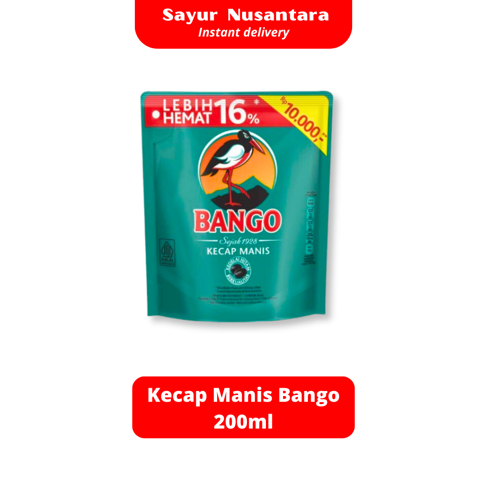 

Kecap Manis Bango 200ml - Sayur Nusantara