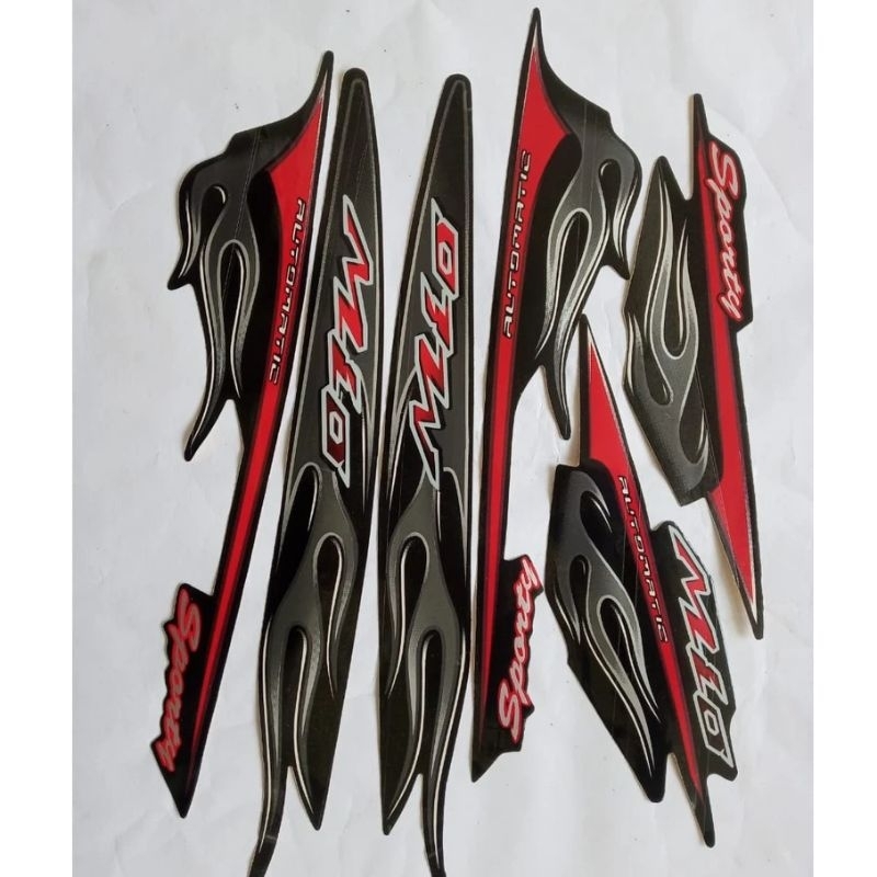 STRIPING MIO SPORTY API HITAM ITEM