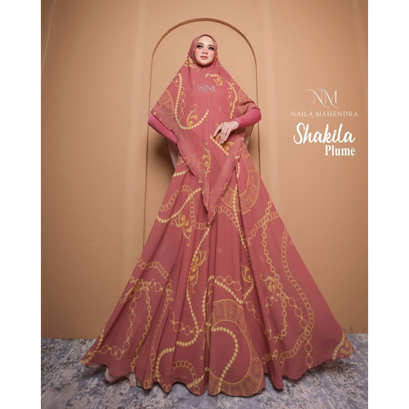 NAJLA MAHENDRA SHAKILLA SET KHIMAR SERIES|ALLSIZE JAWHARA SYARI CM