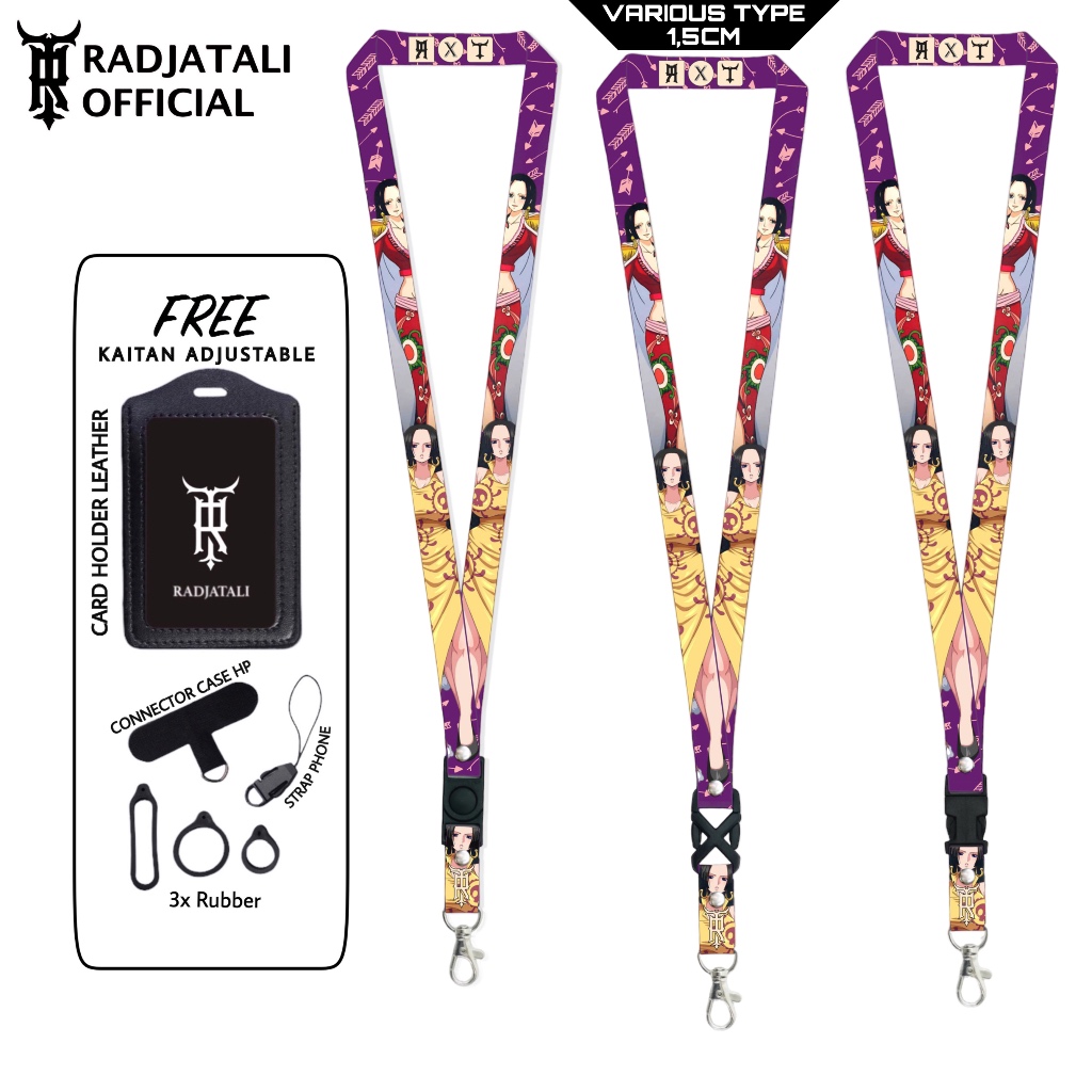 

Lanyard Radjatali 1.5cm One Piece V6 Gantungan Tali Holder ID Card - One Piece Series