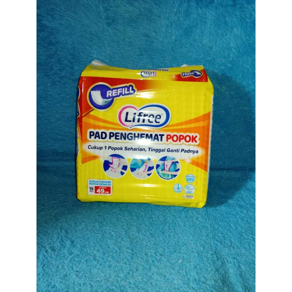 MGmart Lifree Pampers Perekat L | Pad Penghemat Popok 49cm | Perlak Tatakan Kasur | Popok Dewasa