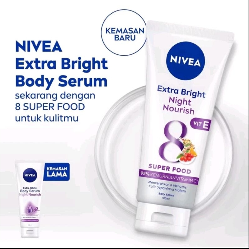 NIVEA Body Serum NIGHT NOURISH 180ML