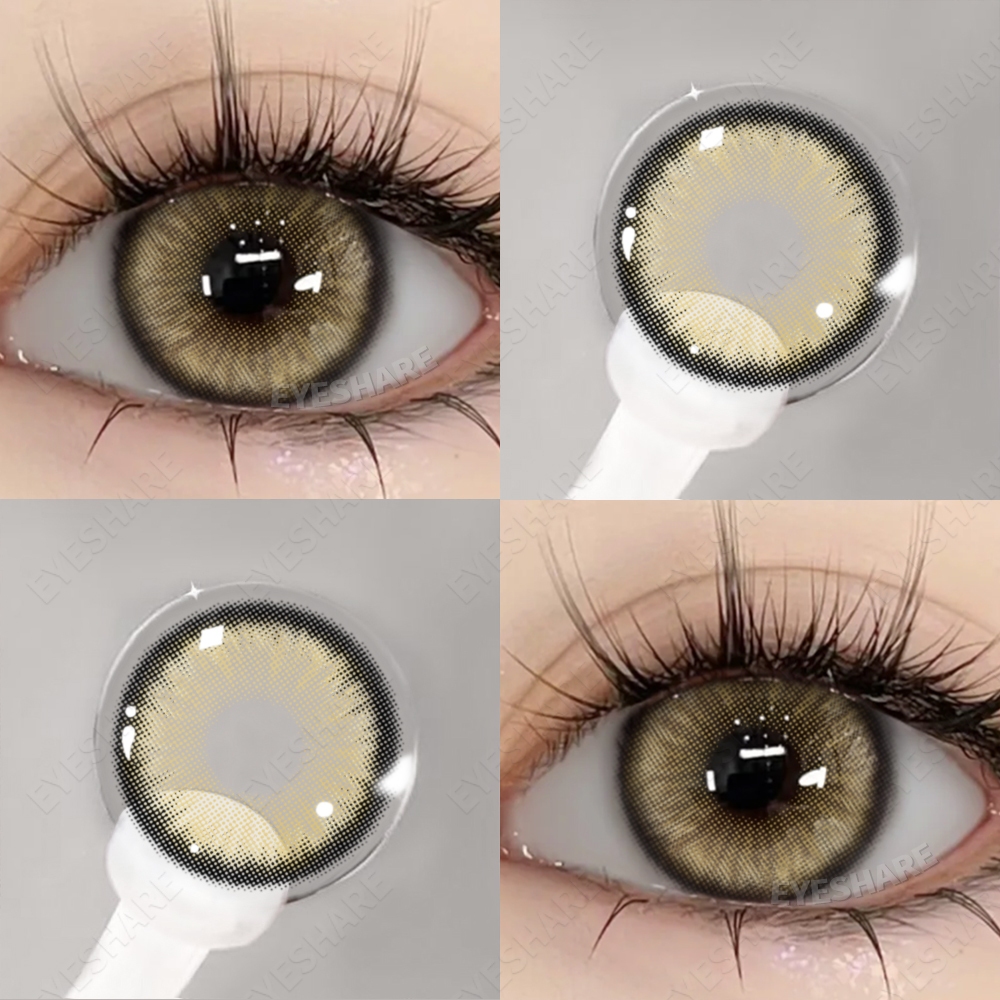 Eyeshare diamond seri Softlens Normal 1 pasang lensa kontak warna Fashionable dan serbaguna diameter 14.5mm softlens Image 7