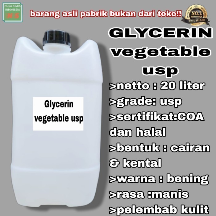 Gliserin / Glycerol / food grade / Glycerin Vegetable20kg