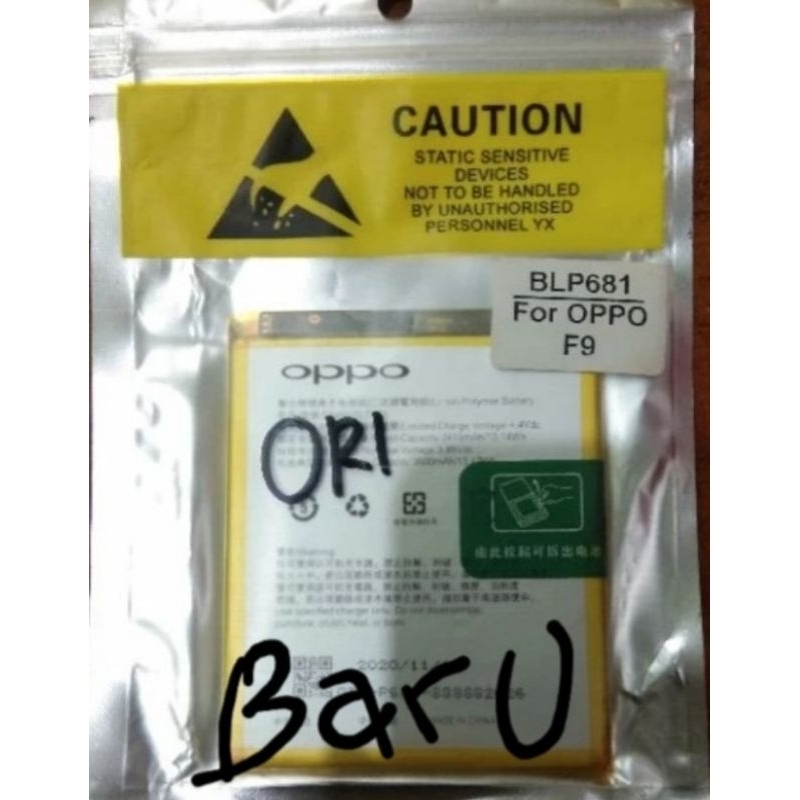 BATERAI OPPO F9 BLP681