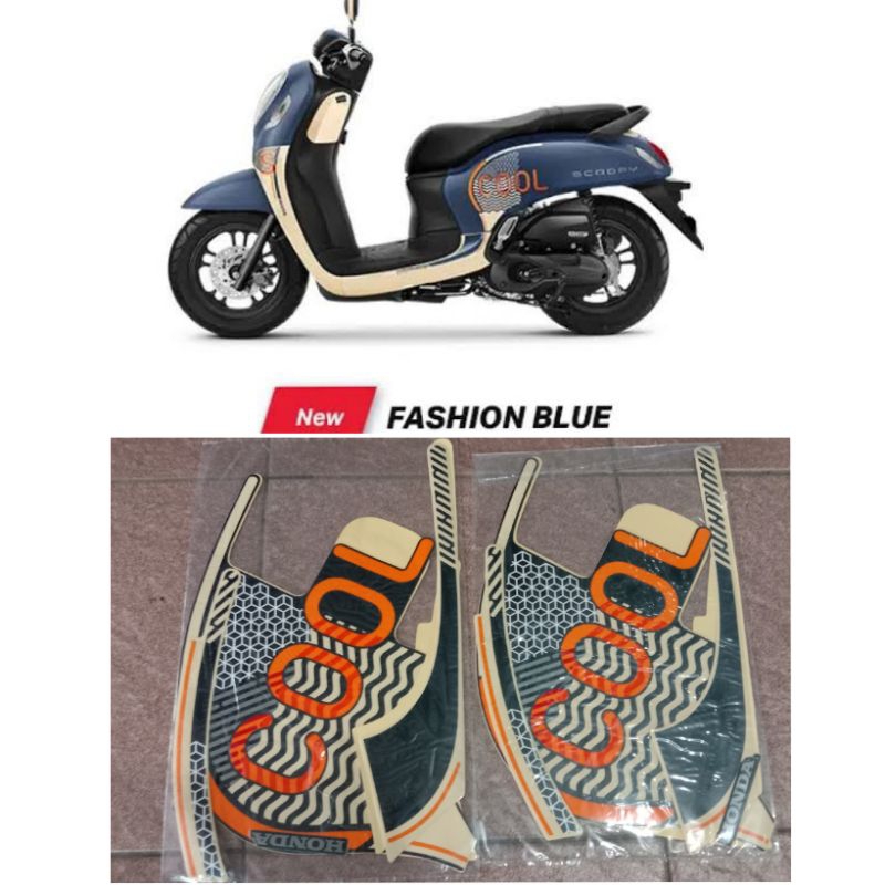 STIKER STRIPING SCOOPY FASHION NAVY 2022 / LIS BODY SCOOPY NAVY 2022