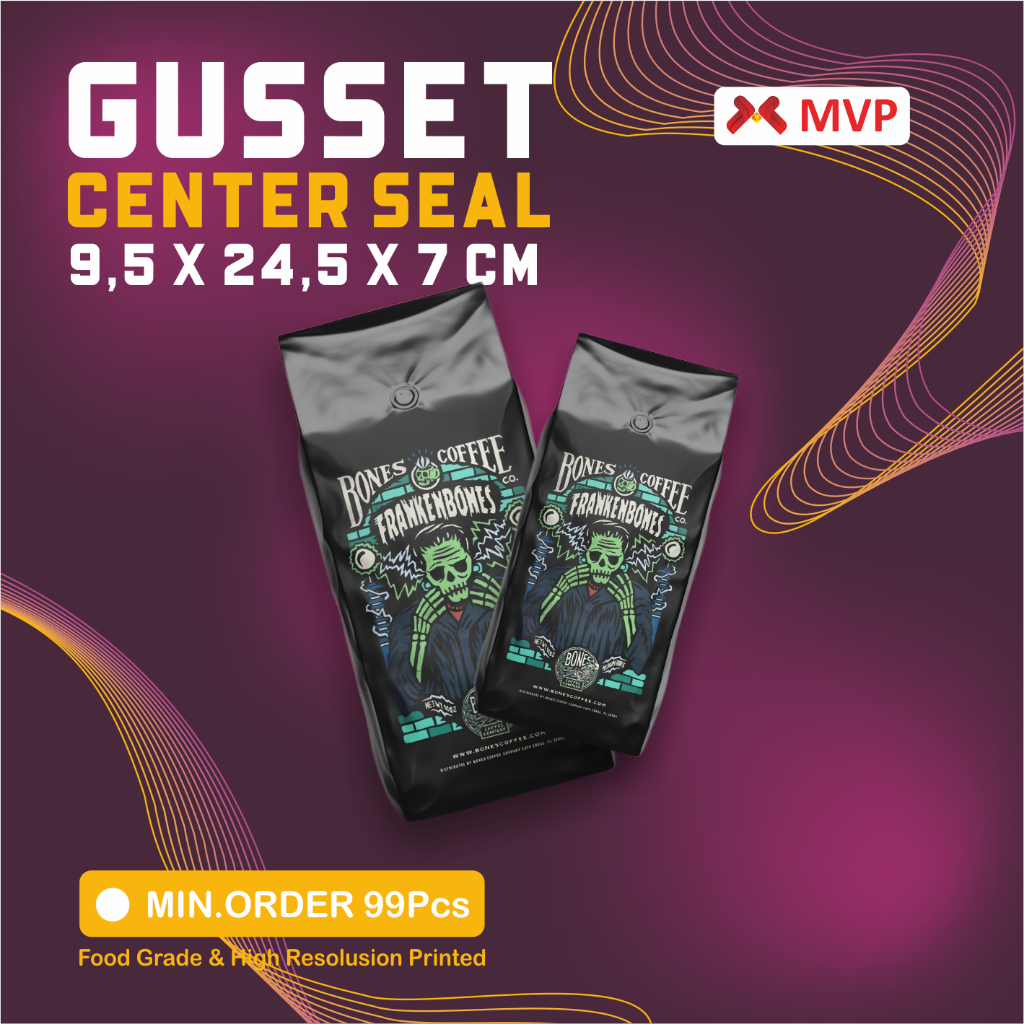 

KEMASAN MAKANAN GUSSET CENTER SEAL - 9,5x24,5X7cm