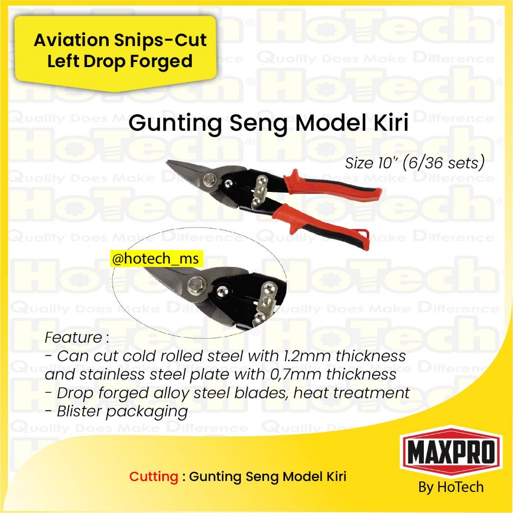 Gunting Seng Model Kiri Maxpower | 10"