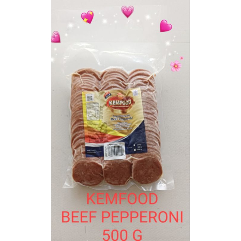 

BEEF PEPPERONI KEMFOOD 500GR