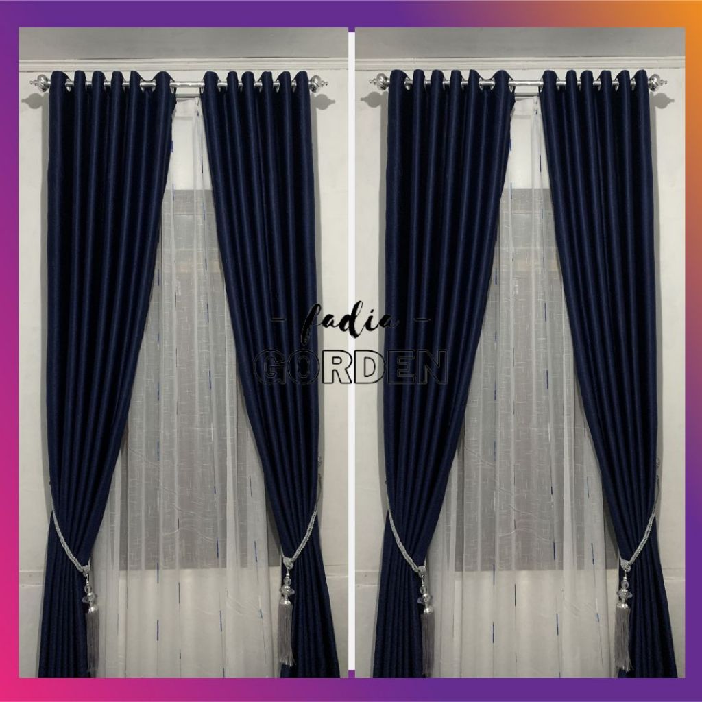 GORDEN BLACKOUT EMBOS POLOS GRADE A /GORDEN BLACKOUT IMPORT MINIMALIS SUPER DUPER TEBAL DAN MEWAH /1
