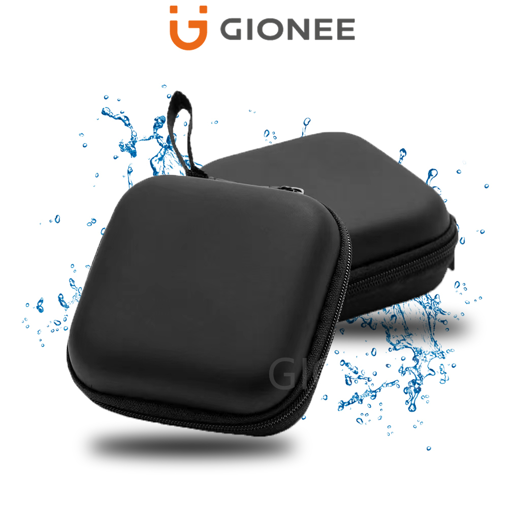 GIONEE headphone Tas Cover Headset Black Case Earphone Box Earphone Box Tas headphone Cover Headset 