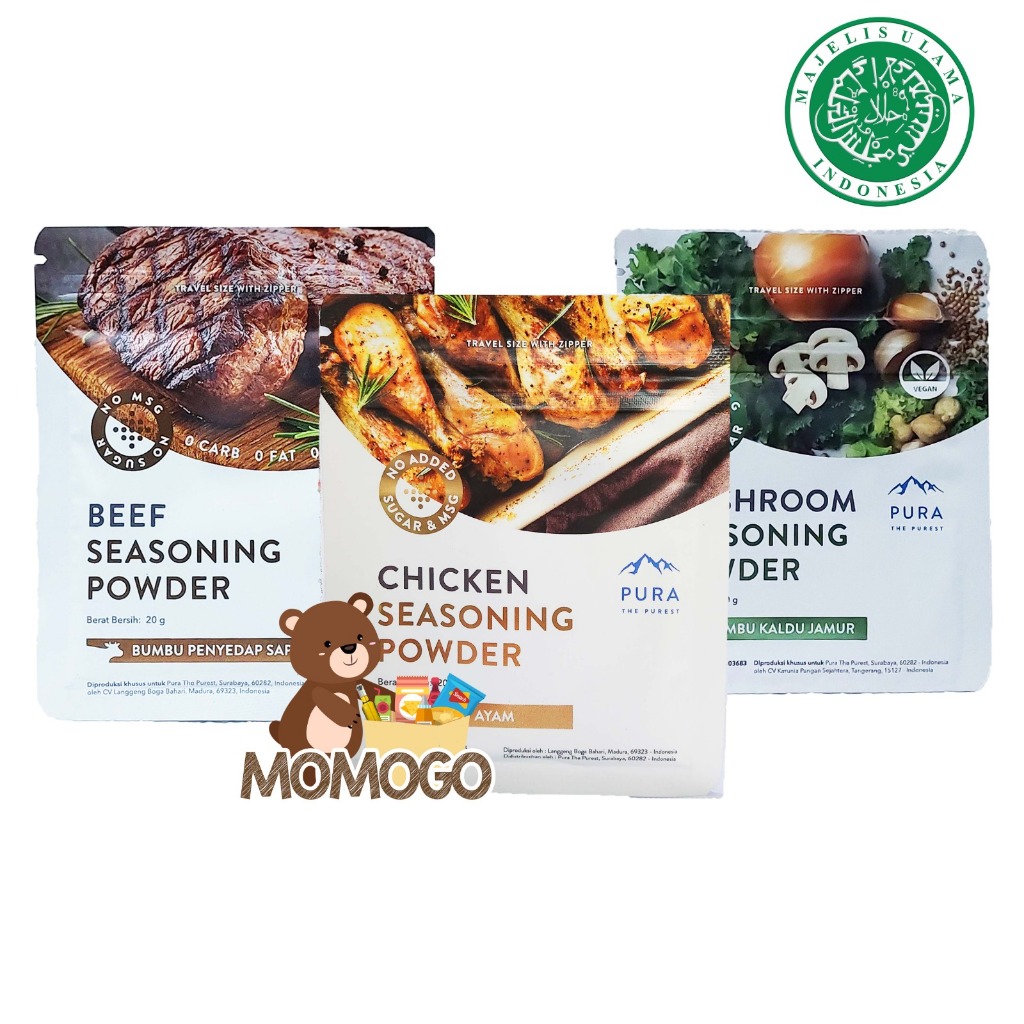 

PURA SEASONING POWDER SACHET/KALDU BUBUK NON MSG/KALDU MPASI