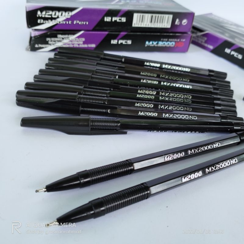 

2024 !! M2000 BOLPOIN Standart Alat Tulis Pulpen Pena Gel 0,55mm Pul pen /Pena Cari For kantor /Sekolah /Fountain Cair Refil /Jual Isi Ulang Pena Air /Warna Pena Hitam Biru Sama Merah BUat Murid Bisa/ Guru/ Asli Bagus Keren Murah KENKO JOKYO Fineliner