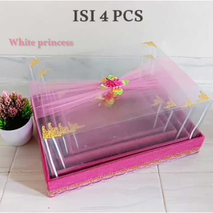 

Kotak Seserahan Pernikahan Set Lengkap Isi 4 Box Hantaran Parcel Mika Magelang