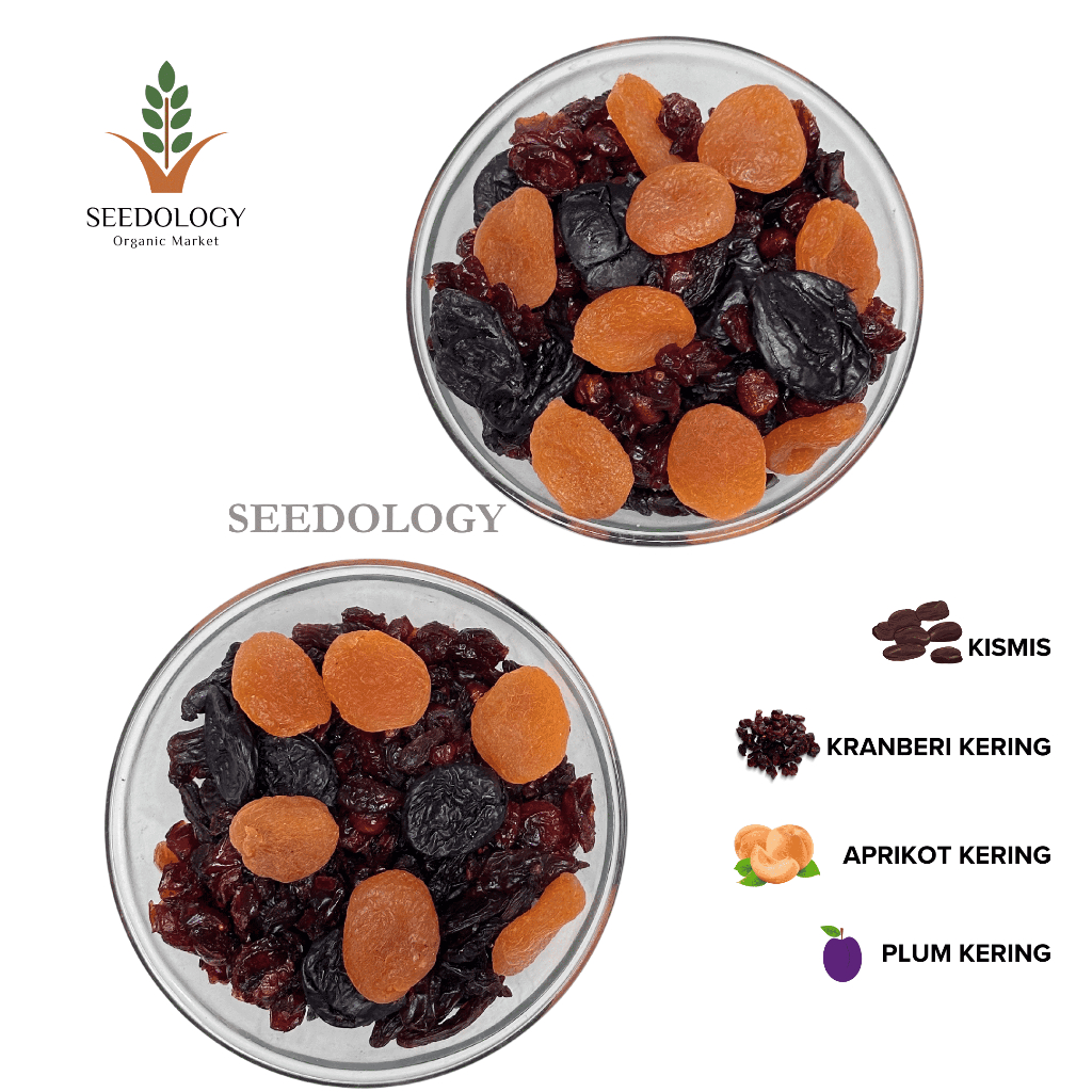 

Mixed Dried Fruit 500gr - Campuran Buah Kering / Diet / Sehat / Bergizi