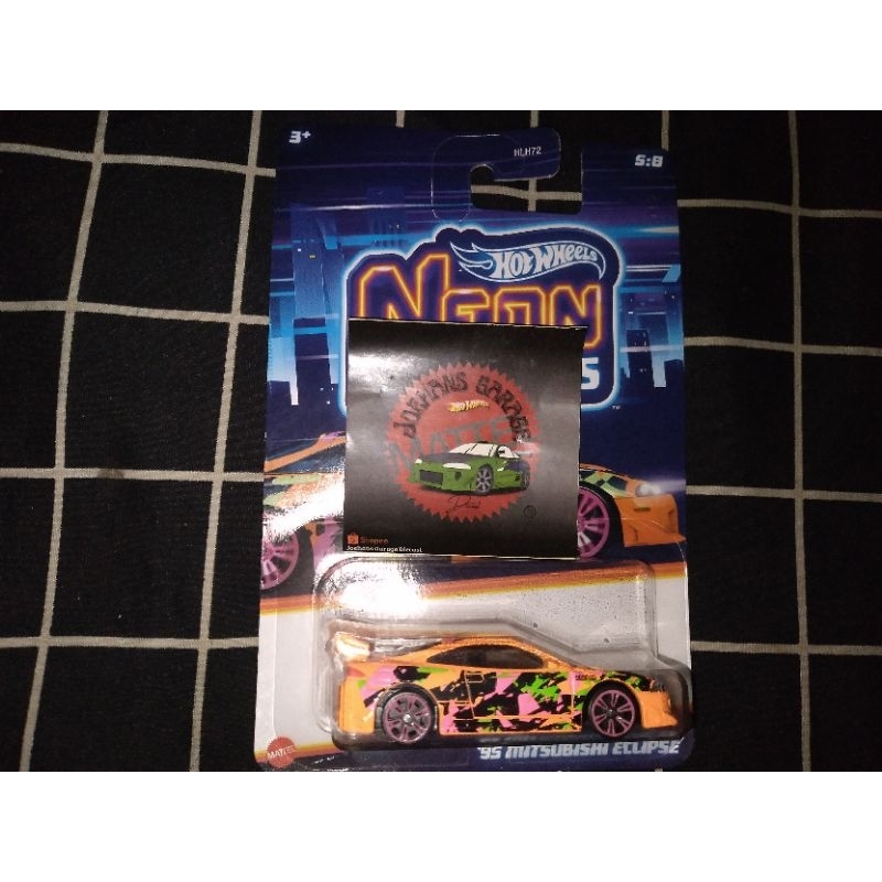 Hot Wheels 2024 Neon Speeders '95 Mitsubishi Eclipse  |  Hot Wheels Mitsubishi Eclipse Neon Speeders