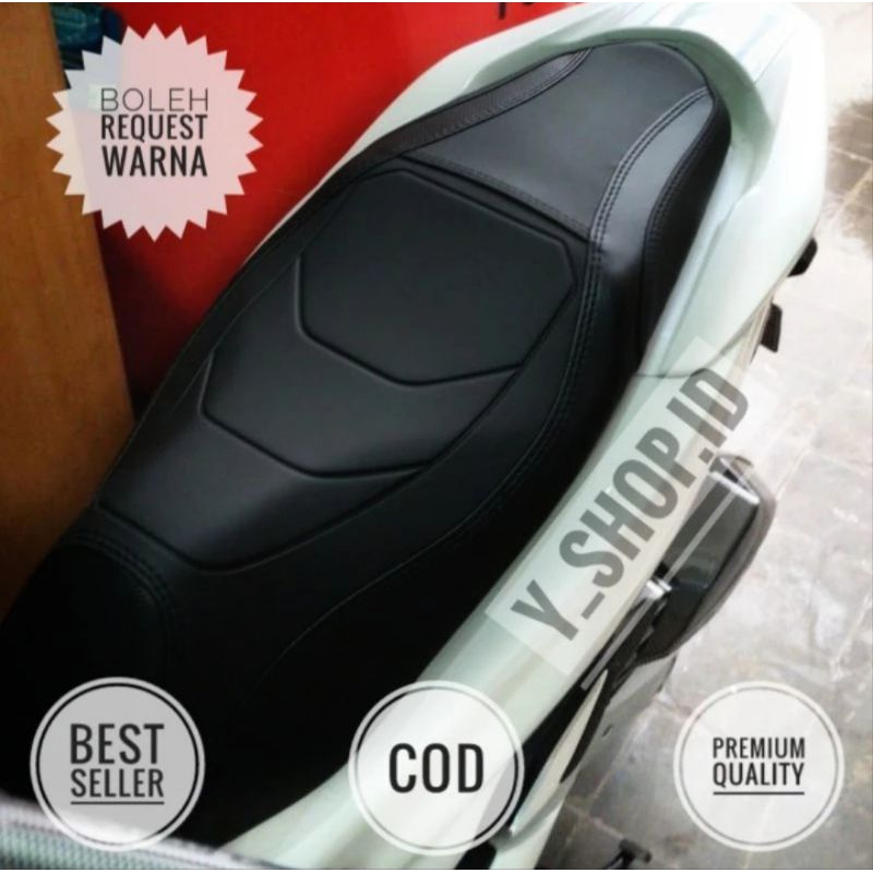 Cover Kulit Jok Custom Modifikasi Honda Pcx 150 160 Modif Eropa Tanpa Sandaran