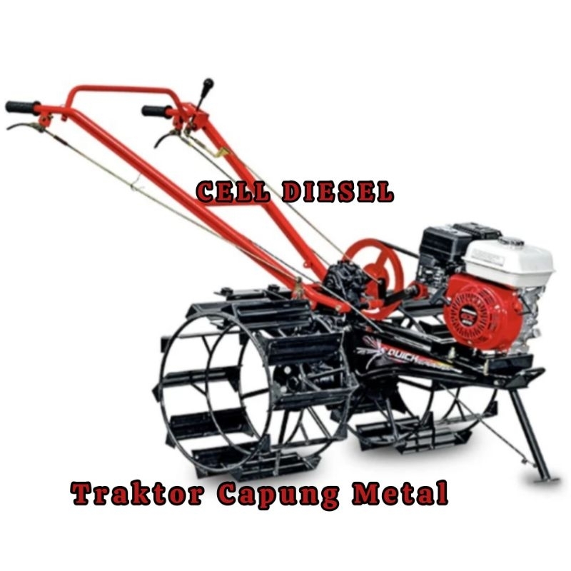 Mesin Traktor - Quick capung Metal + Mesin Engine Honda GX 200