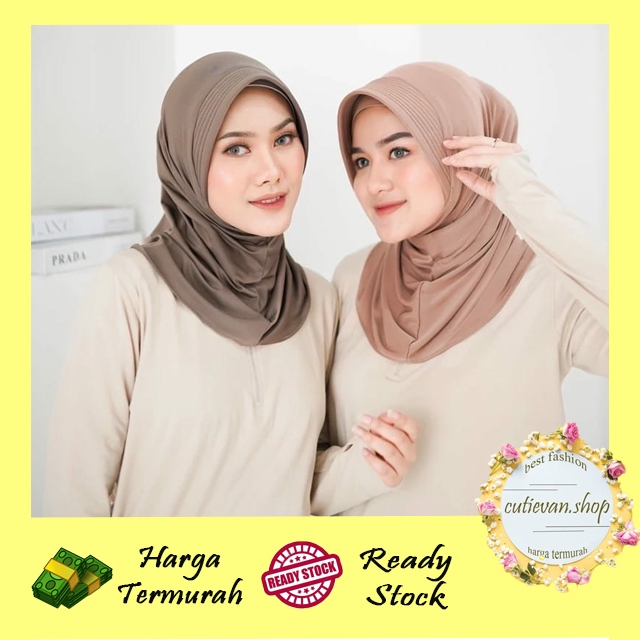 Hijab Bergo Sport / Jilbab Bergo Sport / Hijab Instan Bergo / Jilbab Instan / Jilbab Sport