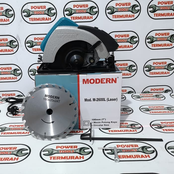 

MESIN POTONG KAYU GERGAJI KAYU 7" CIRCULAR SAW M-2600L MODERN MAKASSAR