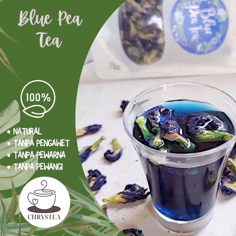 

CHRYSTEA || Blue Pea/Bunga Telang Sachet 10gr