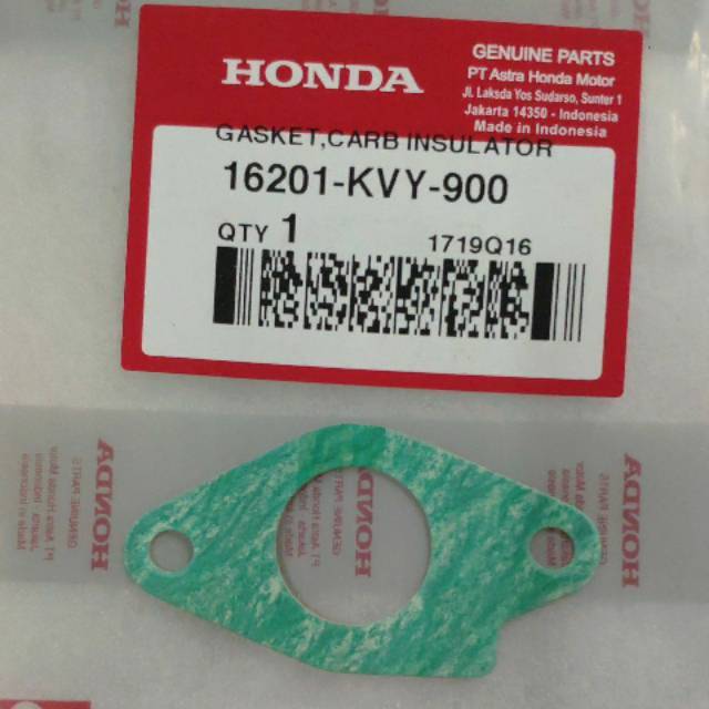 Paking Pak Gasket Karburator Honda Beat Karbu Scoopy Karbu Spacy Karbu ORI AHM