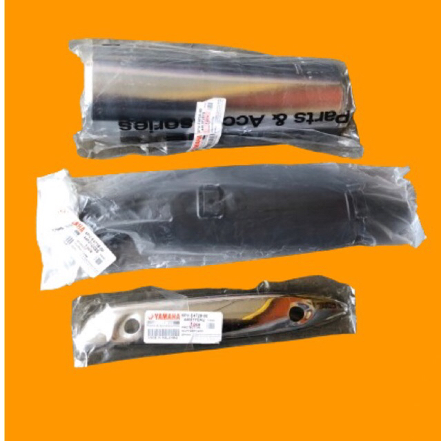 cover knalpot rxz catalyzer original - pelindung knalpot rxz catalyzer