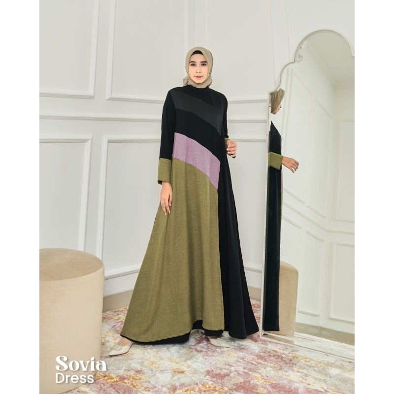 SOVIA DRESS BY MAREVI GAMIS TERBARU ABAYA