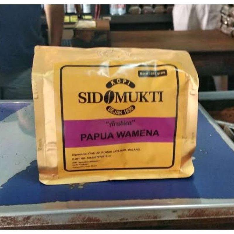 

Kopi 100% Arabika SidoMukti Papua Wamena 125gr & 250gr