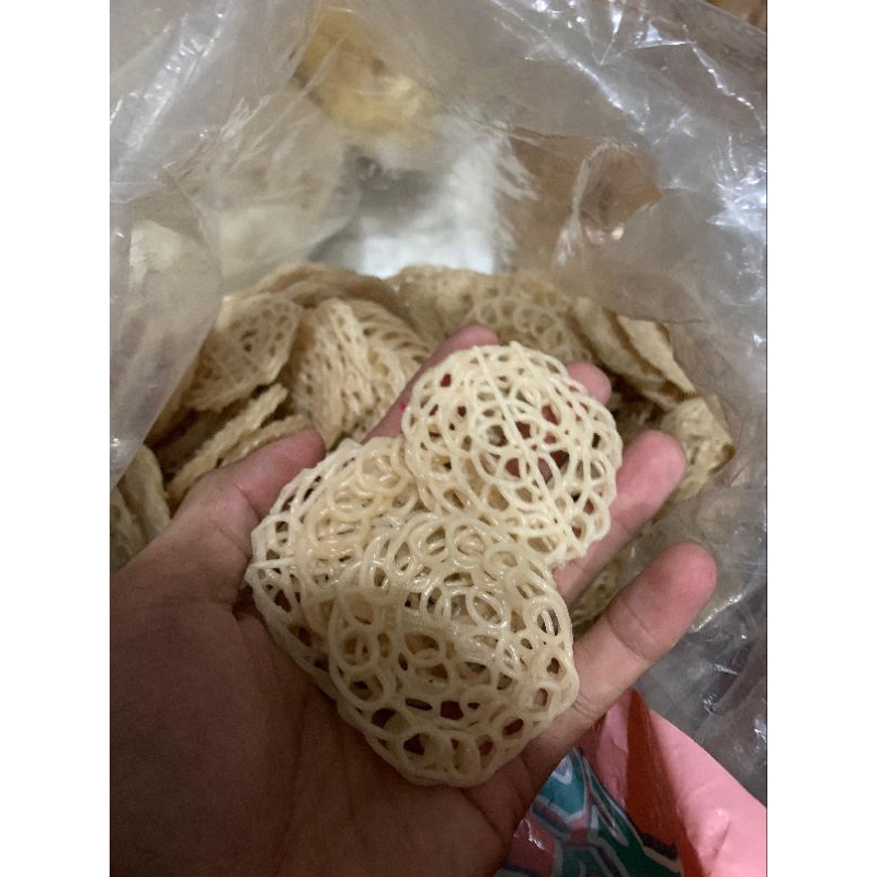 

200gram Kerupuk mentah Jebles, Kerupuk termurah