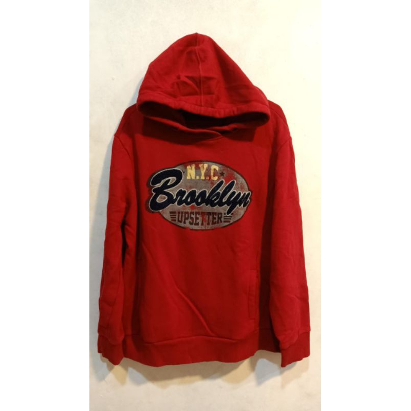 Hoodie Brooklyn Merah