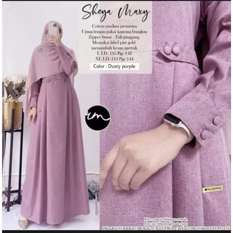 Dress Gamis dewasa Sheya maxy